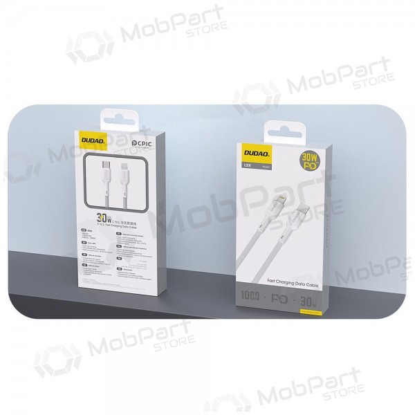 Cavo Lightning Dudao L9X USB-C a Lightning 2 m 30 W bianco