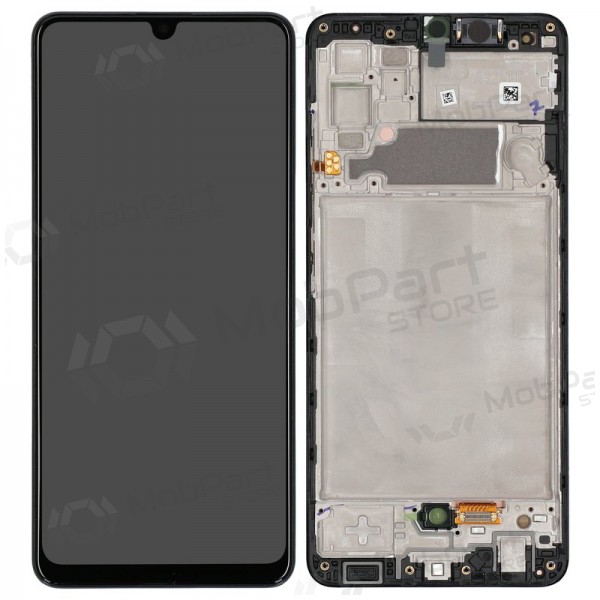 Samsung Galaxy A32 4G schermo (nero) (con cornice) (originale)