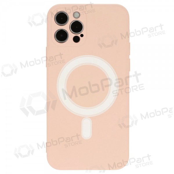 Custodia per Apple iPhone 12 - MagSilicone (sabbia)