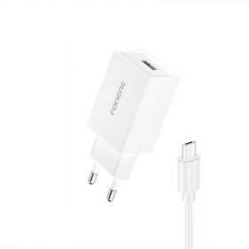 Caricabatterie telefono Foneng K210 10 W USB-A MicroUSB bianco