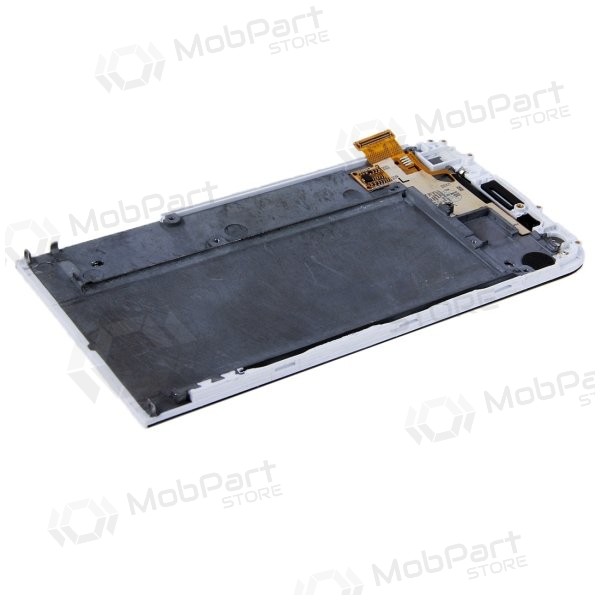 LG H850 G5 schermo / display (con una cornice) (nero) (service pack) (originale)