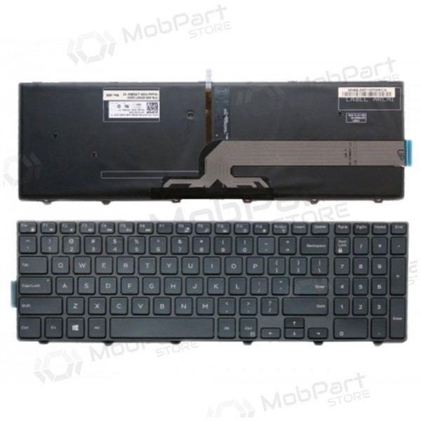 DELL Inspiron 5558 tastiera (US) (con illuminazione)
