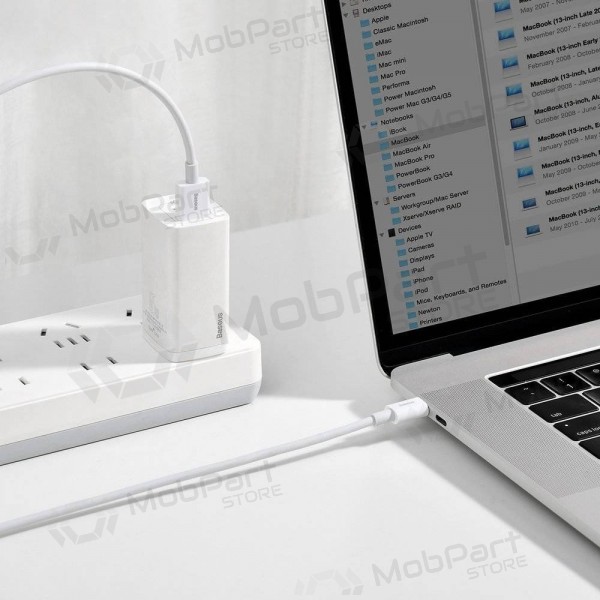 USB cavo Baseus Superior iš USB į Type-C 66W 2.0m bianca CATYS-A02