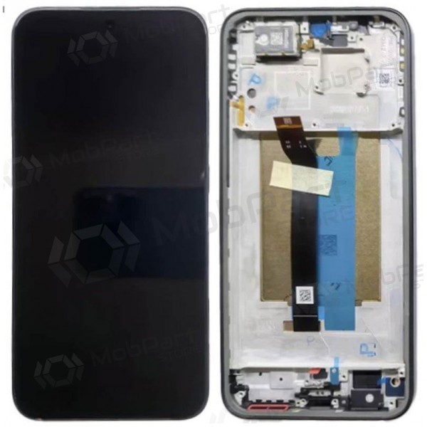 Schermo Xiaomi Redmi Note 15 Pro 5G (nero) (con cornice) (originale)