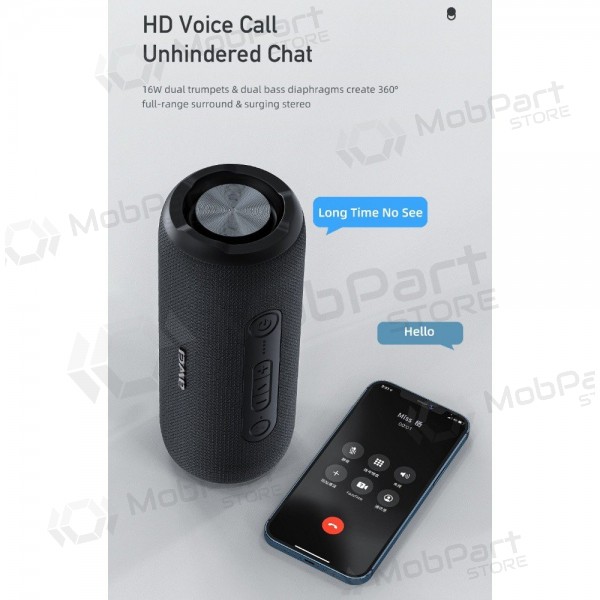 Bluetooth altoparlante portatile Awei Y669 31W nero