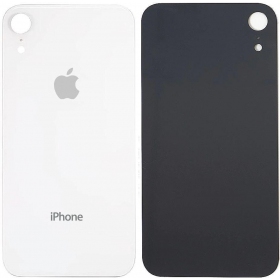 Apple iPhone XR coperchio batteria posteriore (bianca) (bigger hole for camera)
