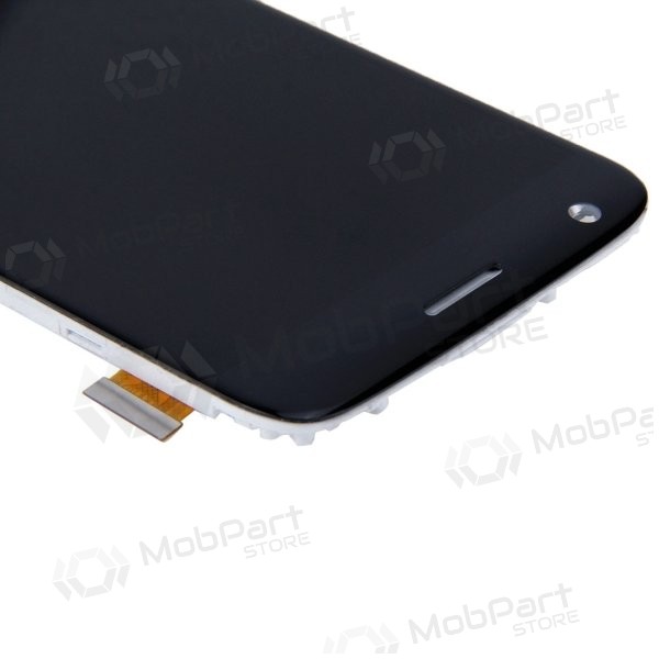 LG H850 G5 schermo / display (con una cornice) (nero) (service pack) (originale)