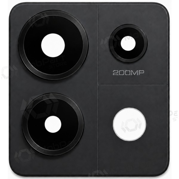 Vetro fotocamera Xiaomi Redmi Note 13 Pro 5G con cornice (nero)