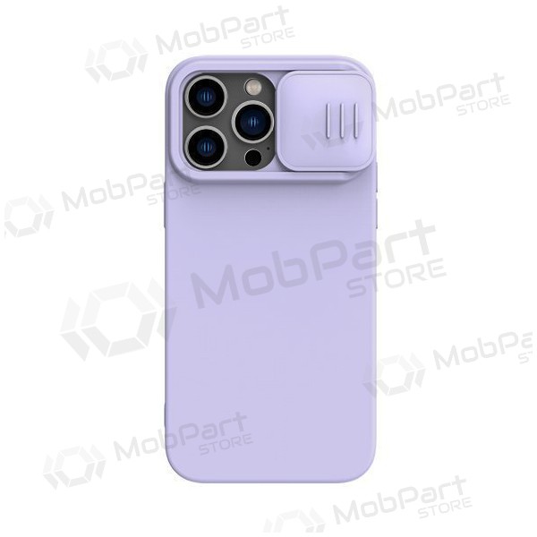 Apple iPhone 15 Pro custodia „Nillkin Silicone“ (šviesiai viola)