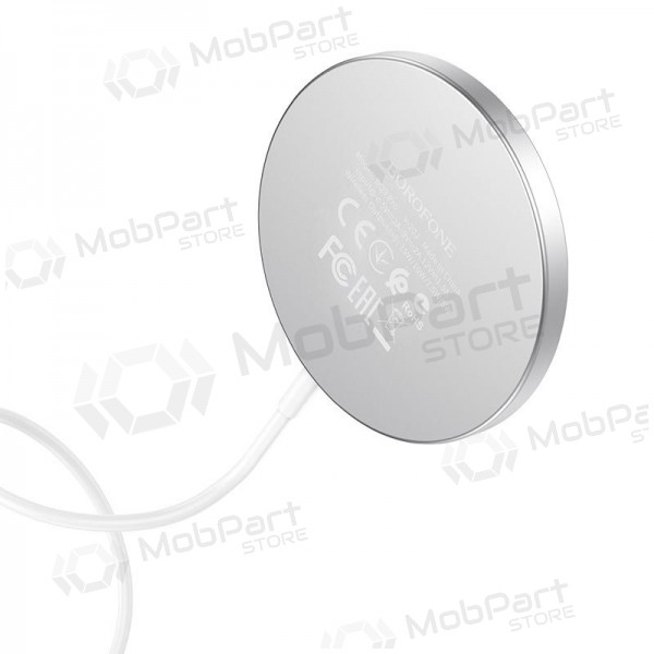Caricatore senza fili Borofone BQ9 Pro Original Magnetic (10W) (d'argento)