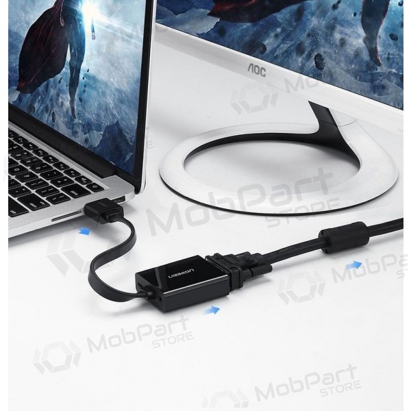Adattatore Ugreen MM103 HDMI a VGA nero