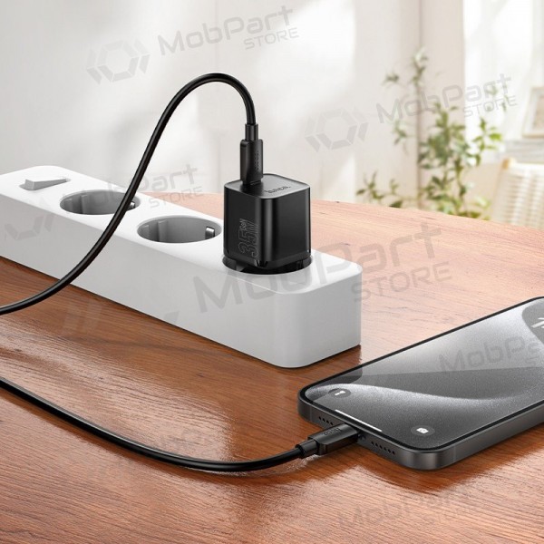 Caricabatterie per telefono Hoco N66 35 W GaN USB-C bianco