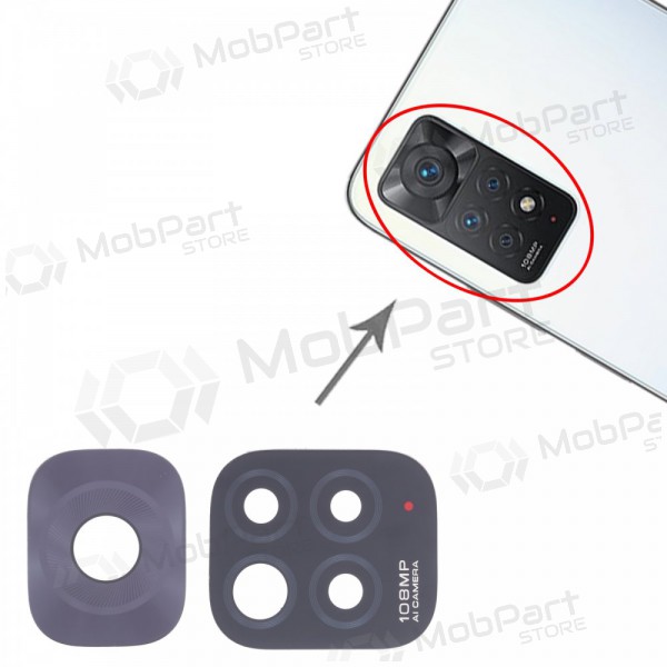 Xiaomi Redmi Note 11 Pro 4G (Global) vetro della fotocamera 108MP (only lens 2pcs) Xiaomi Redmi Note 11 Pro 4G (Global) vetro della fotocamera 108MP (only lens 2pcs)