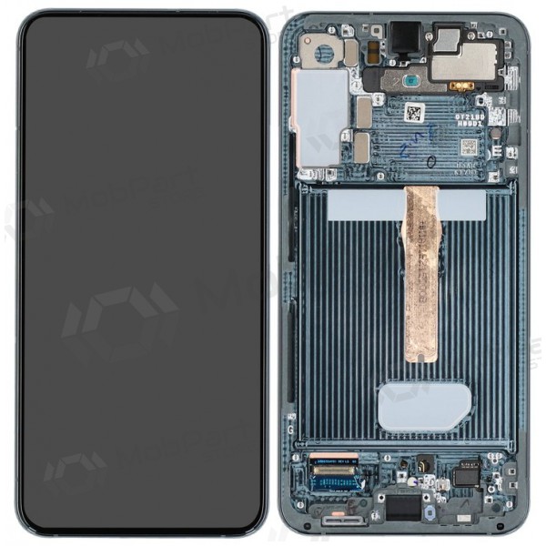 Samsung Galaxy S22+ schermo / display (verde) (con una cornice) (originale) Samsung Galaxy S22+ schermo / display (verde) (con una cornice) (originale)