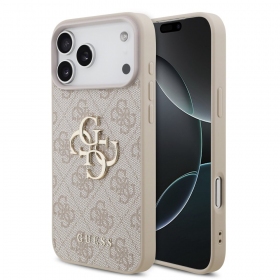 Custodia per Apple iPhone 17 Pro Max - Guess PU 4G Metal Logo (rosa)