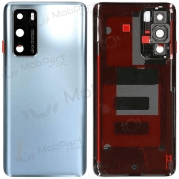 Cover posteriore Huawei P40 (argento) (originale)