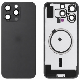Cover posteriore per Apple iPhone 16 Pro Max (nero) (Premium)