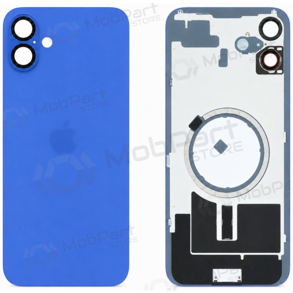 Cover posteriore per Apple iPhone 16 Plus (blu) (Premium)