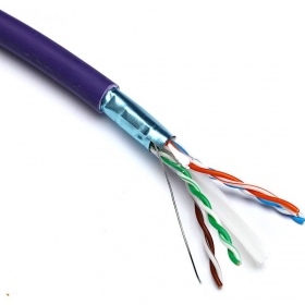 Cavo Excel 190-076 Cat6 F/UTP (LZSH, B2CA, viola, bobina 305m.)