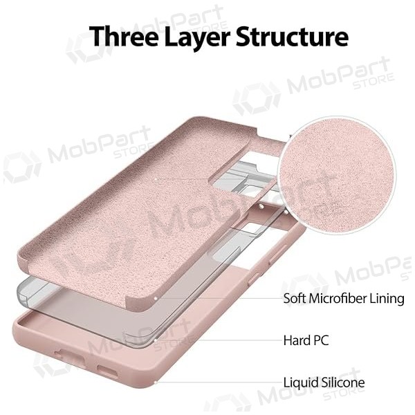 Samsung Galaxy S25 FE Cover in Silicone Mercury (rosa sabbia)