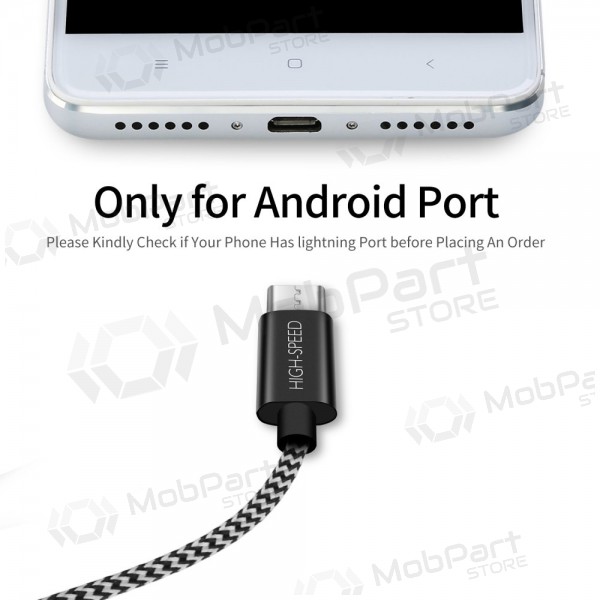 Cavo USB Dux Ducis K-ONE microUSB FastCharging 1.0m