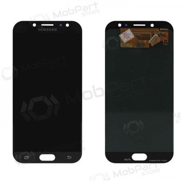 Samsung J730F Galaxy J7 (2017) schermo / display (nero) (service pack) (originale)