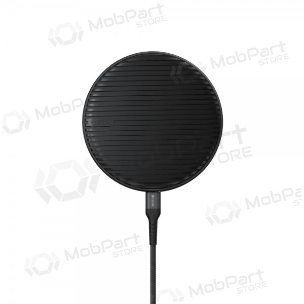 senza fili caricatore Devia Aurora Ultra-Slim 15W (nero)