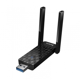 Adattatore Wi-Fi USB Hoco HI34 USB 3.0 Wi-Fi 6 nero