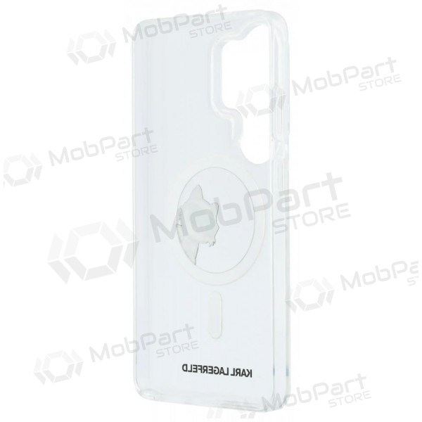 Custodia Samsung Galaxy S26 Ultra - Karl Lagerfeld IML Choupette Peekaboo Logo Magnetic (trasparente)