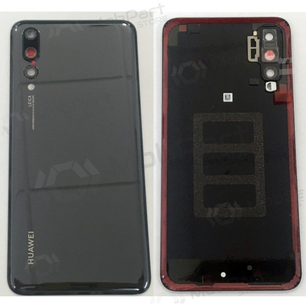 Huawei P20 Pro coperchio batteria posteriore (nero) (service pack) (originale)