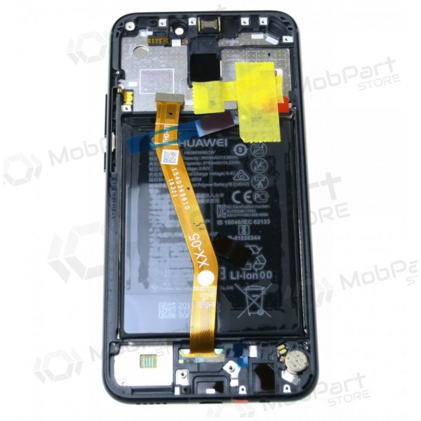 Huawei Mate 20 Lite schermo / display (nero) (con una cornice e batteria) (service pack) (originale)