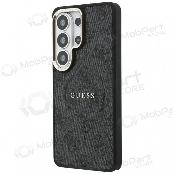 Custodia per Samsung Galaxy S26 Ultra -Guess PU Leather 4G Gold Frame Magnetic- (nera)