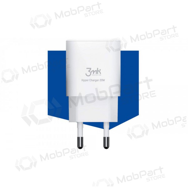 Caricatore 3MK HyperCharger 20W 1xUSB-C + 1xUSB-A PD/QC