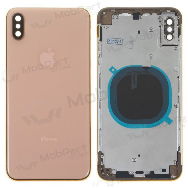 Cover posteriore della batteria per Apple iPhone XS Max (oro) completo