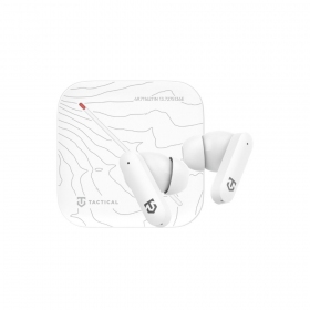 Cuffie wireless Tactical StrikePods Bahna Arctic con microfono USB-C bianche