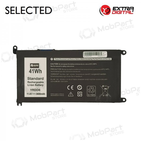 DELL YRDD6, 3600mAh batteria del computer portatile, Selected