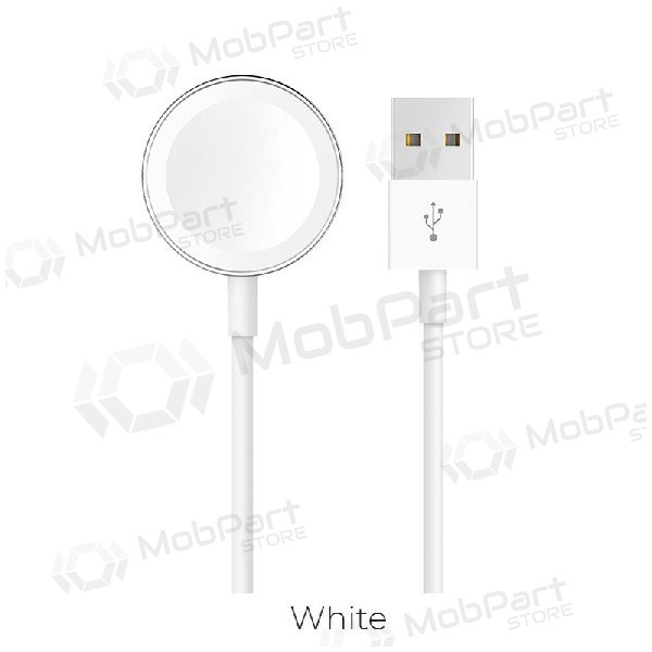 senza fili caricatore HOCO CW16 iWatch (bianca)
