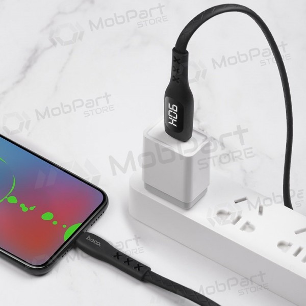 USB cavo HOCO S6 lightning 1.2m nero