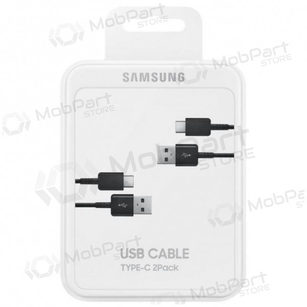 USB cavo Samsung EP-DG930MBEGWW Type-C 1.5m 2pz. (nero) (OEM)