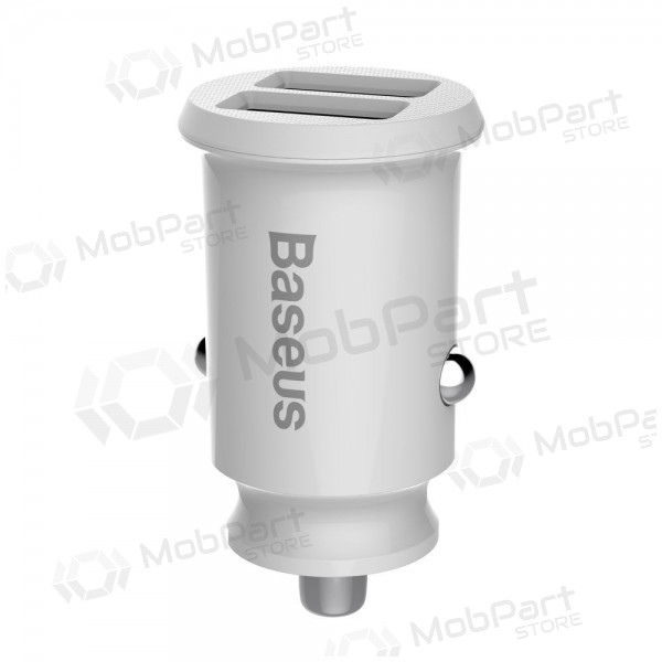 Caricatore automobilinis Baseus Grain (3.1A) x 2 USB CCALL-ML02 (bianca)
