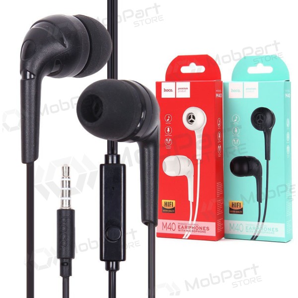 Mani libere Hoco M40 3,5mm (nero) Mani libere Hoco M40 3,5mm (nero)