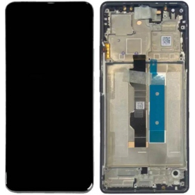 Xiaomi Poco M6 Pro 4G schermo / display (nero) (con una cornice) (originale)