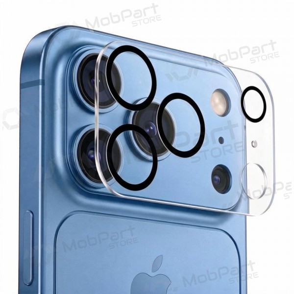 Vetro temperato protettivo per fotocamera Apple iPhone 18 Pro Max - Tech-Protect Cam Fit+ (trasparente)