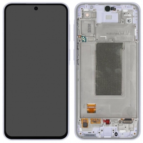 Schermo Samsung Galaxy A37 5G (lavanda) (con cornice) (originale)