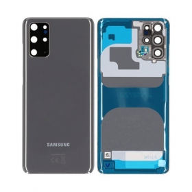 Samsung G985 / G986 Galaxy S20 Plus coperchio batteria posteriore grigio (Cosmic Grey) (usato grade B, originale)