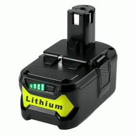 Batteria Ryobi ONE+ RB18L40 / P108 per utensili 18V 4Ah Li-ion con indicatore di carica (sostitutiva)