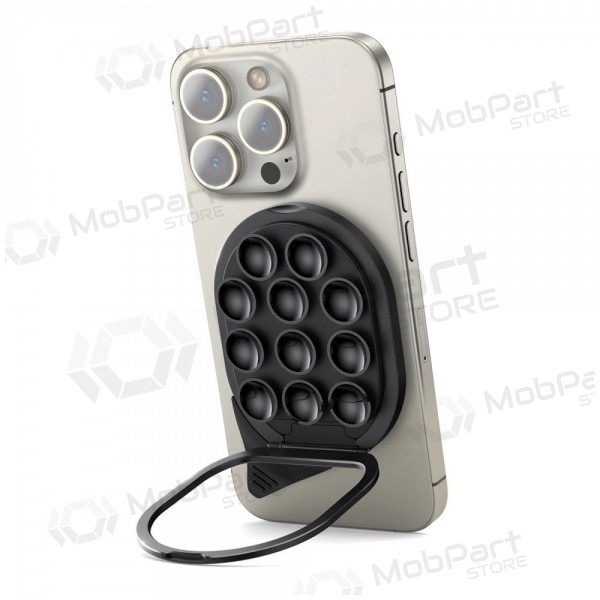 Magnetinis telefono laikiklis su siurbtukais Joyroom JR-ZS418 nero