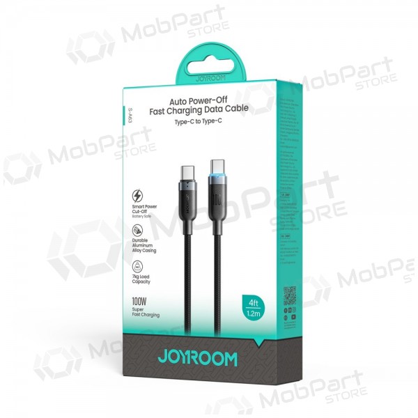 Cavo USB-C Joyroom S-A63 USB-C a USB-C 1.2 m 100 W nero