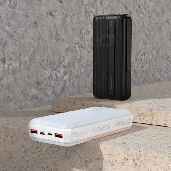 Batteria esterna Power Bank Borofone BJ9A Type-C PD+Quick Charge 3.0 (3A) 20000mAh bianco