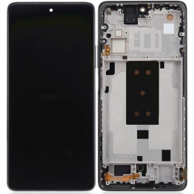 Xiaomi 11T 5G / 11T Pro 5G schermo / display (nero) (con una cornice) (originale)